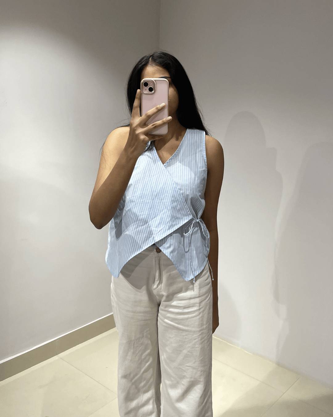 "the ceil muse" wrap top