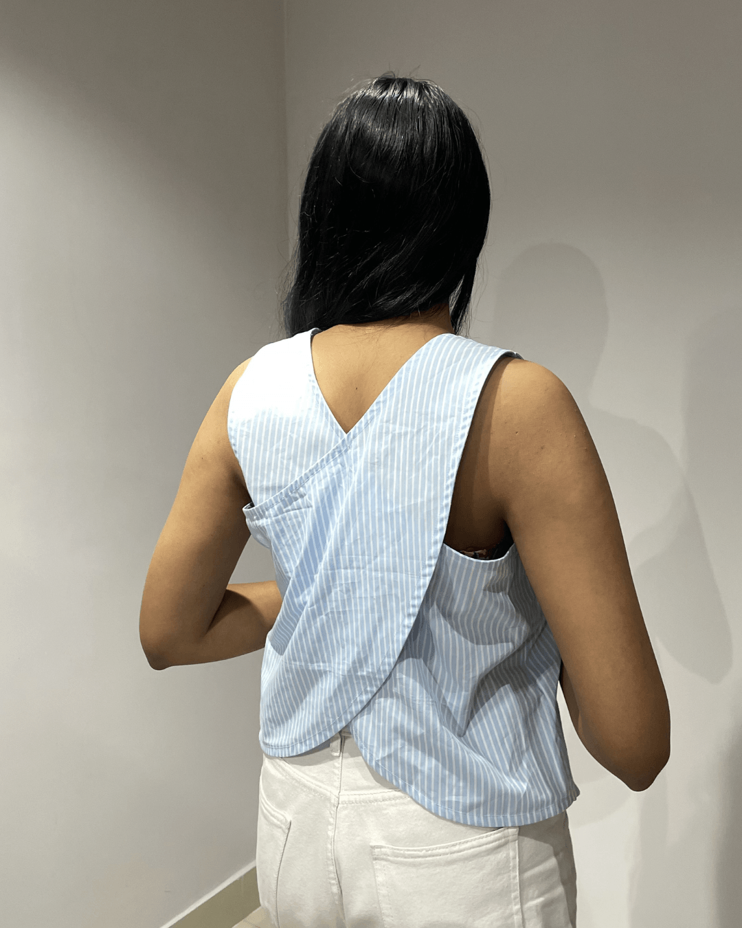 "the ceil muse" wrap top
