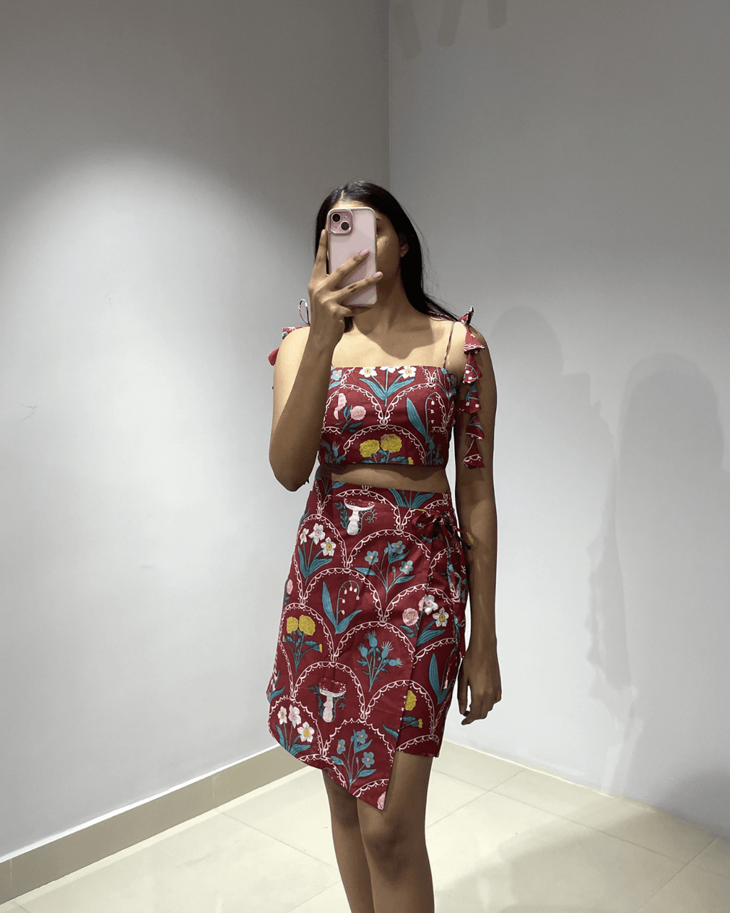 "the roselle muse" wrap skort
